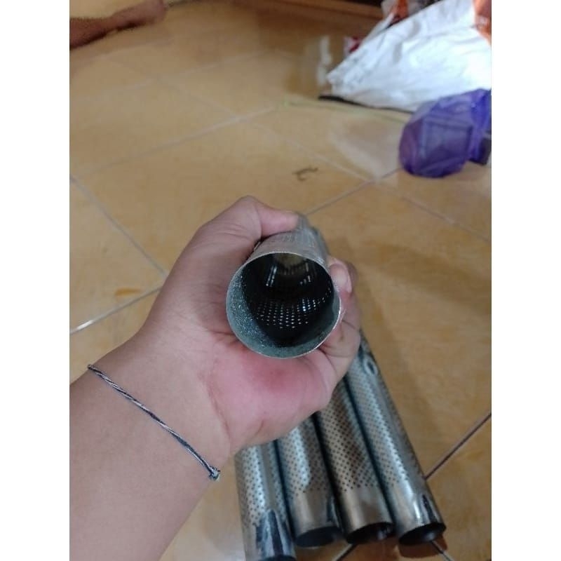 Saringan Knalpot Gen3 TZM CMS ZRC VND Lubang 2mm inlet38/50