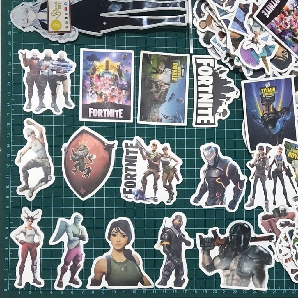 

Fortnite Sticker / Stiker Video Game Battle Royale dari Epic Games Hiasan Dekorasi bahan anti-air
