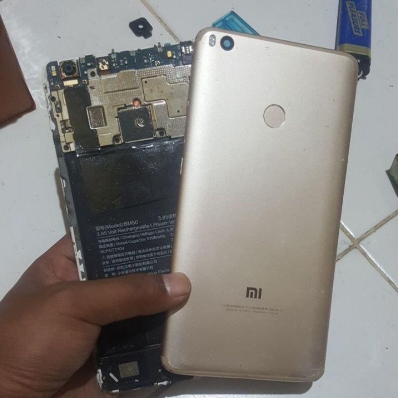 MI MAX 2 Mesin Normal, LCD minus