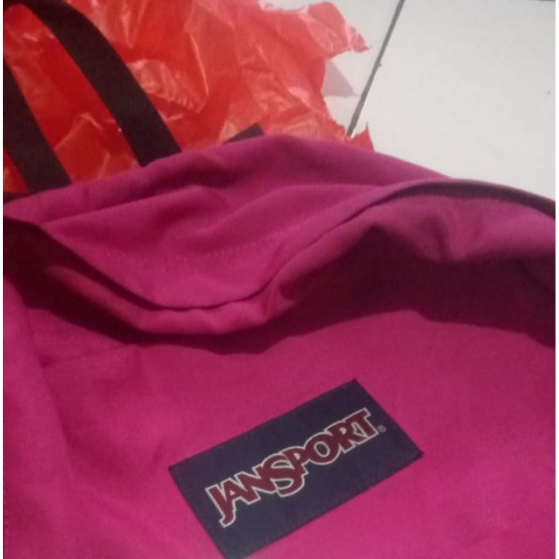 tas jansport polos pink