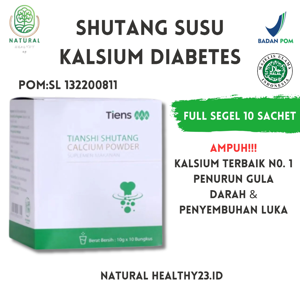 

SHUTANG KALSIUM SUSU PENUNJANG PENURUN GULA DARAH OBAT CINA DIABETES MELITUS KENCING MANIS GARANSI