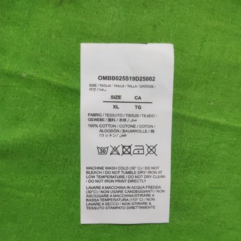 

Tag Wash Off White OW size XL