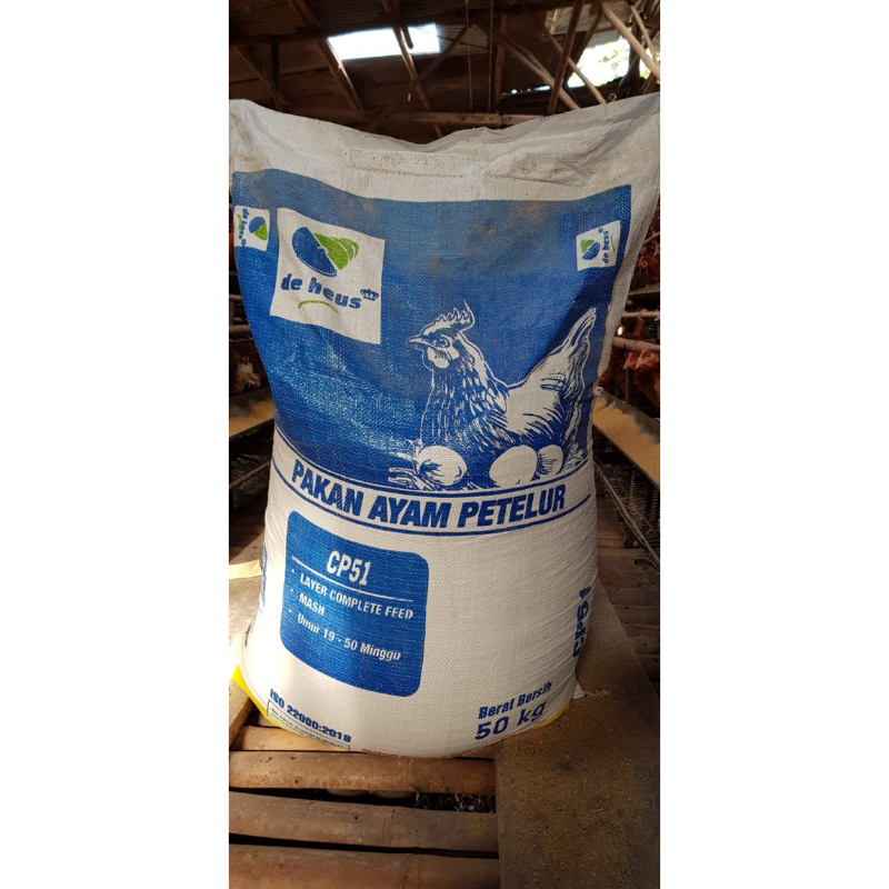 Pakan Pur Ayam Petelur De Heus CP51