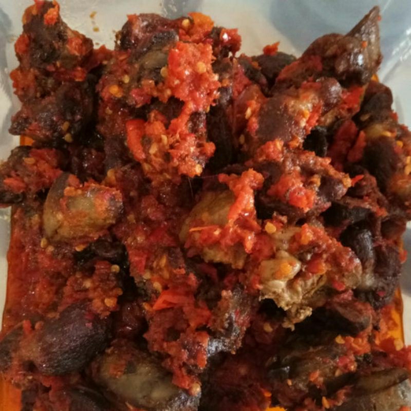 

Ati Ampela Balado kemasan thinwall atau vacuum