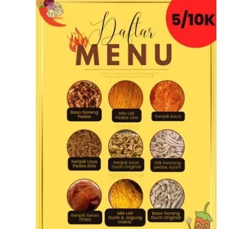 

(COD) Paket hemat 30pcs all varian Snack Jajanan Pedas Renyah Gurih Enak Lezat