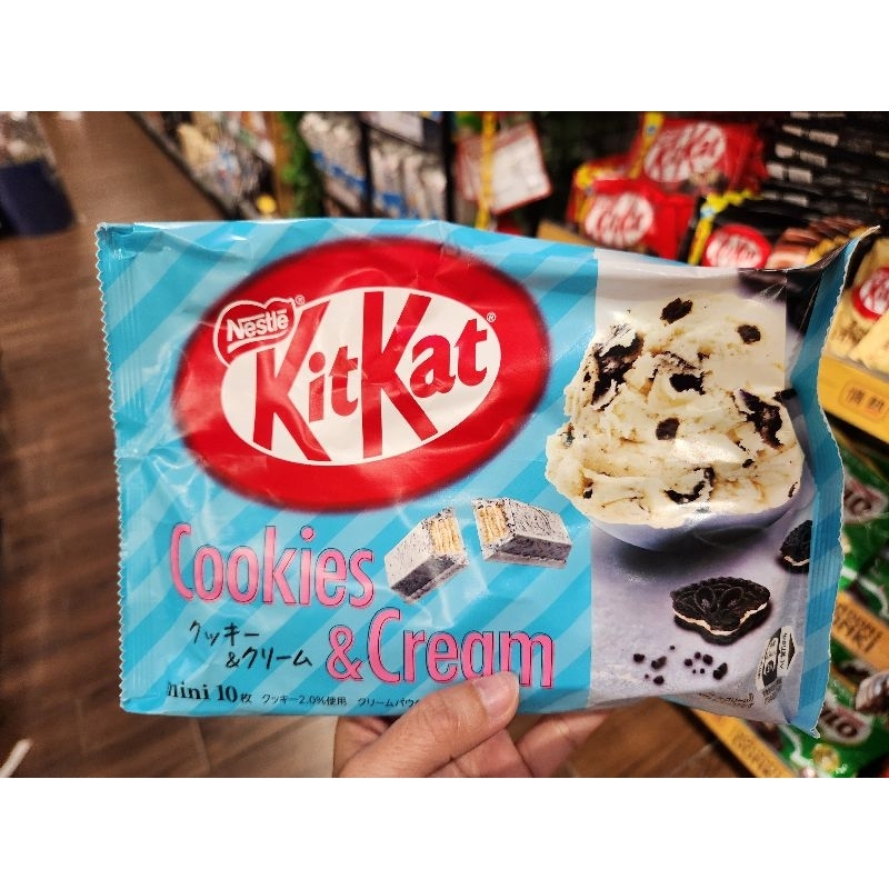 

Coklat Chocolatte Kitkat Matcha Cookies and Cream ASLI Jepang