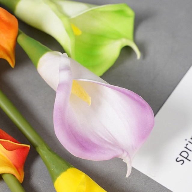 RB Calla Lily Latex Artificial Jumbo Bunga Hias Lili Premium Dekorasi Rumah Hiasan Pernikahan A5N04