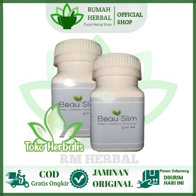 Beauslim Kapsul Obat Minuman Pelangsing Perut Diet Penurun Berat Badan Asli Asli original Tercepat