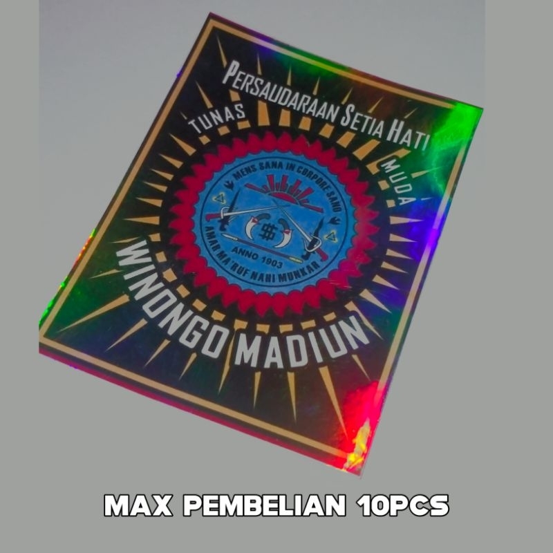 

Sticker hologram PSHW Tunas muda madiun