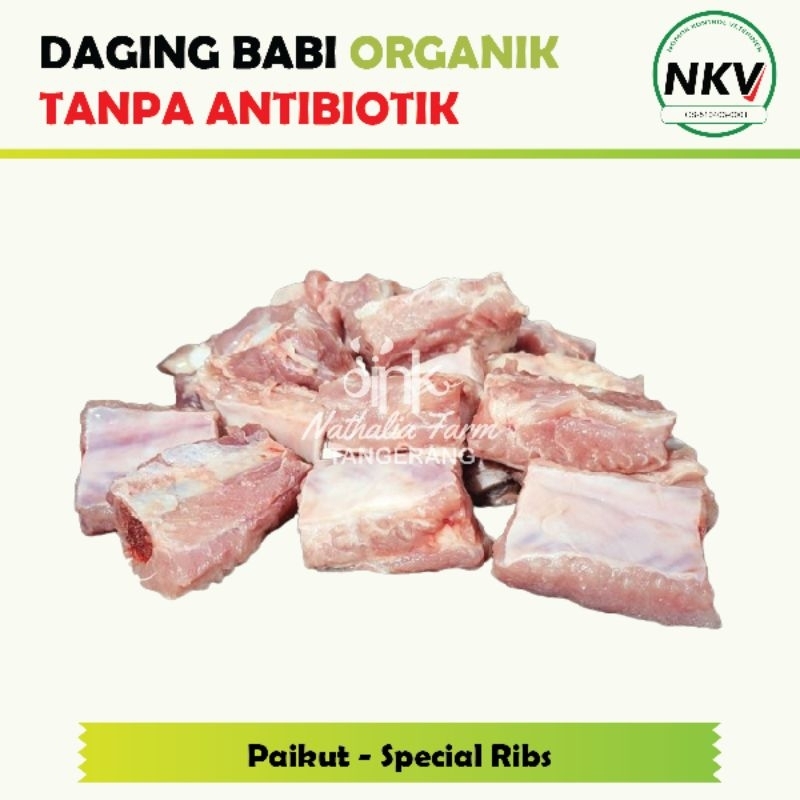 

Iga special / Special Ribs / Paikut - Babi Organik 300 gr