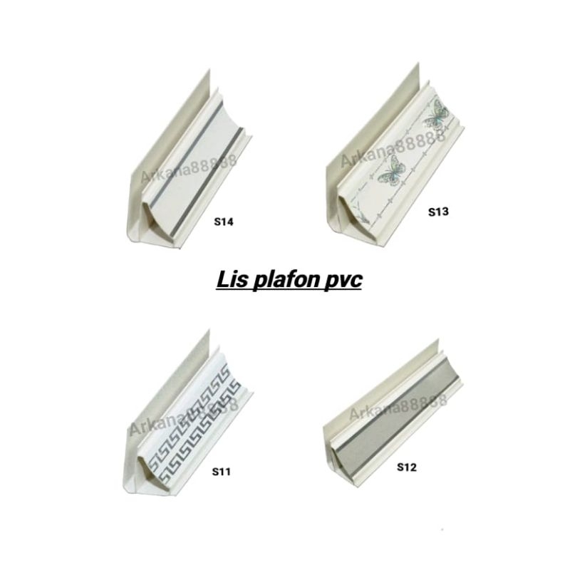 Lis plafon PVC / sudut plafon pvc