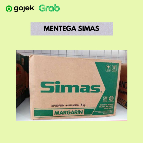 

Simas Mentega - Margarine Simas 15kg (Khusus gosend/grab)