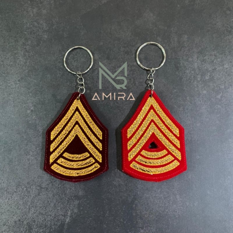 Gantungan Kunci Sevron AKPOL, AKMIL, Angkatan Udara, Angkatan Laut