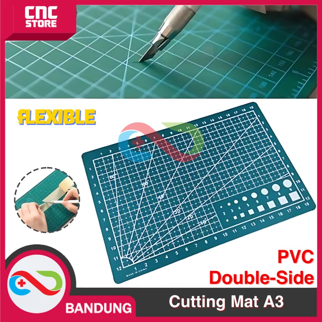 

Cutting Mat A3 Double-Side Alas Potong Kertas PVC Paper