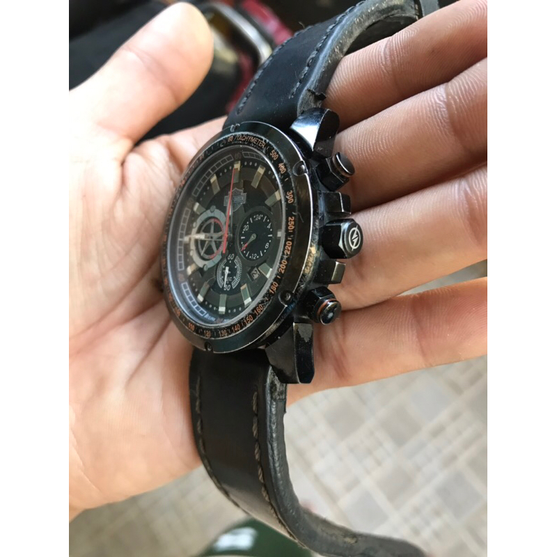 JAM TANGAN HARLEY DAVIDSON BY BULOVA CHRONOGRAPH