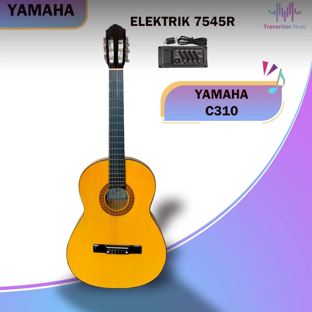 Gitar Clasic Yamaha C310 Custom High Quality Trusroad Elektrik 7545R