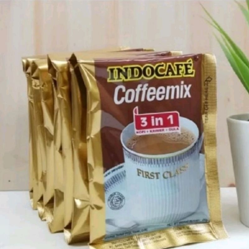 

INDOCAFE Coffeemix 3 in 1 Rencengan isi 10 Sachet