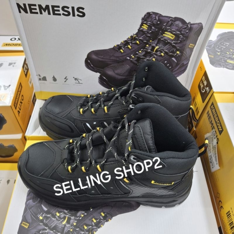 Sepatu Safety Krisbow NEMESIS 6" || Safety Shoes Krisbow NEMESIS || Krisbow Sepatu  Safety NEMESIS