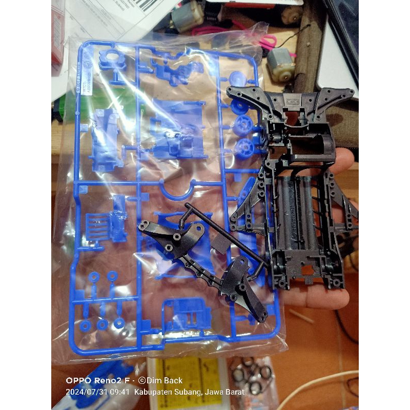Tamiya Chassis Casis FMA Grey + Gearbox Fm-a Fma Biru + Akar FMA Abu
