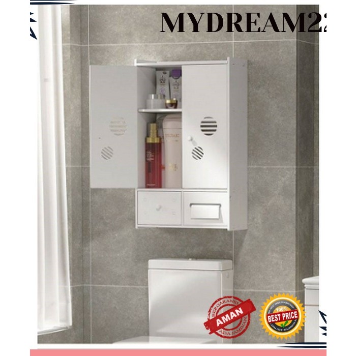 lemari kosmetik lemari serbaguna Lemari Kabinet Kosmetik Gantung  lemari gantung serbaguna MD1052