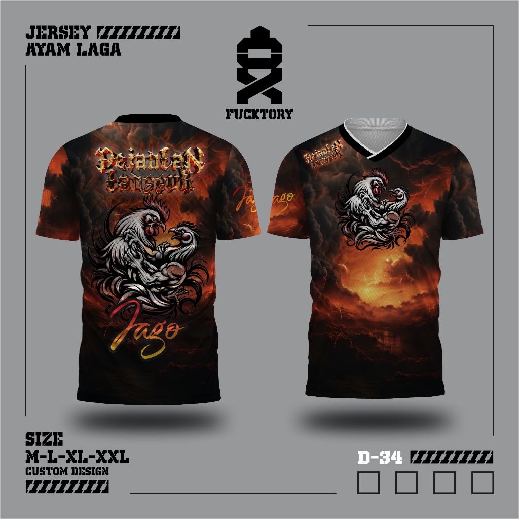 Jersey AYAM LAGA kaos ayam (7)