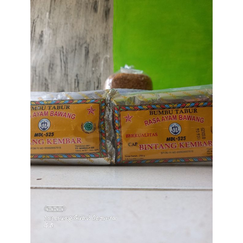 

BUMBU TABUR AYAM BAWANG. ATOM. MDL. BINTANG KEMBAR