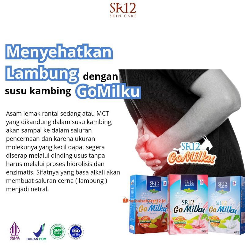 

Go Milku SR12 - Susu Lambung Dewasa - Susu Lambung Kronis - Susu Kambing Etawa Murni