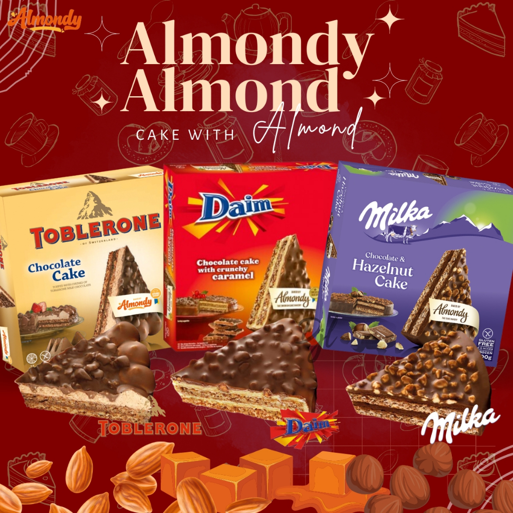 

Almondy Almond Cake with Chocolate 400gr 1Pak