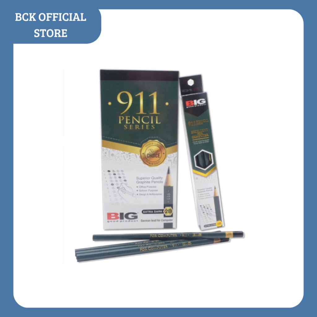 

PENSIL 2B BIG Hijau PS-911 Hijau (pcs)
