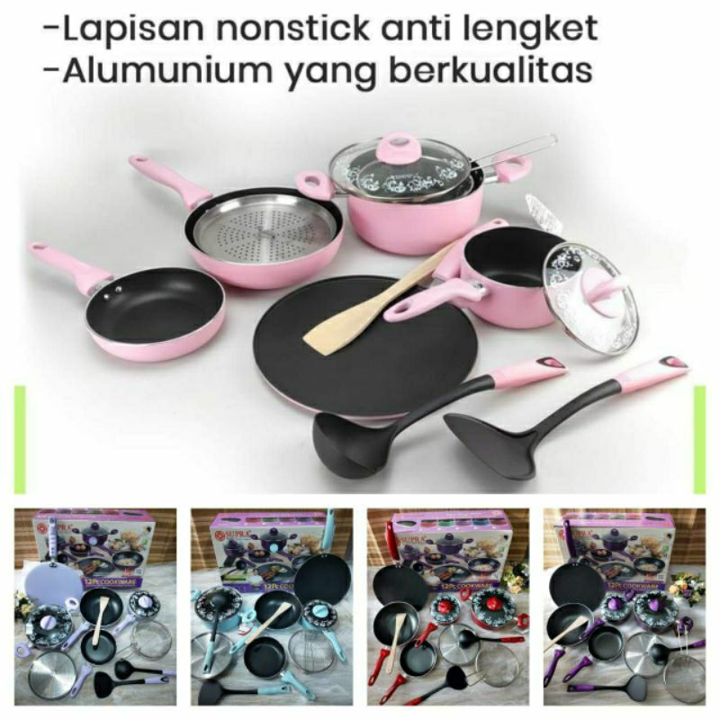 SUPRA set 12 PCS COOKWARE SET