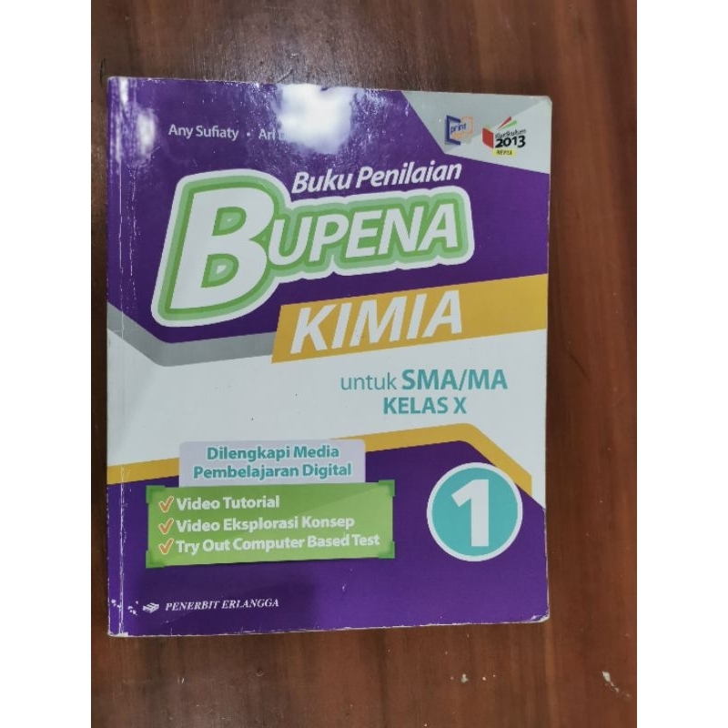 BUPENA Kimia / Fisika / Biologi SMA kelas 10 - Bekas