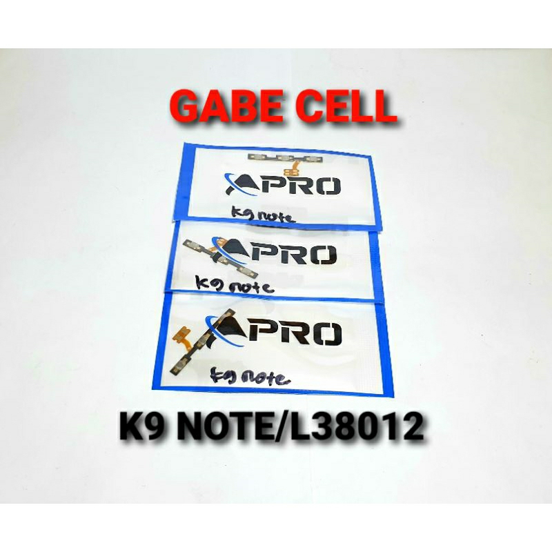 FLEXIBLE ON OFF VOLUME LENOVO K9 NOTE/L38012