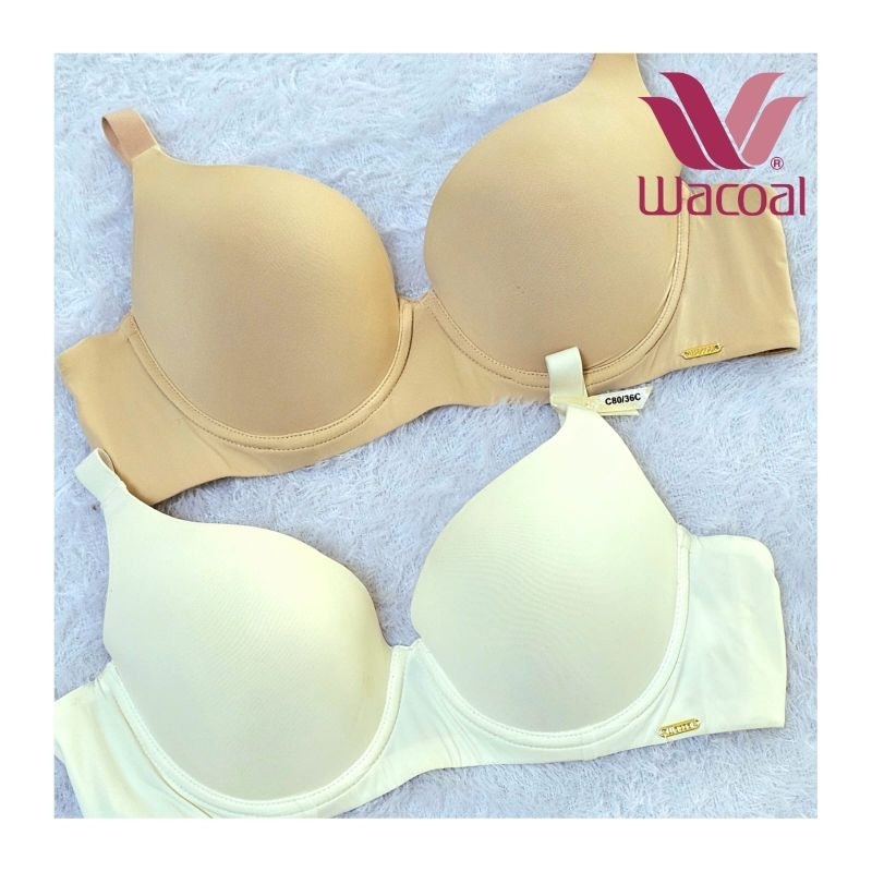 BRA WACOAL BASIC CASUALLY PAKAI KAWAT IB 5639 R1 FULL CUP BH WANITA BERKAWAT IB5639R1