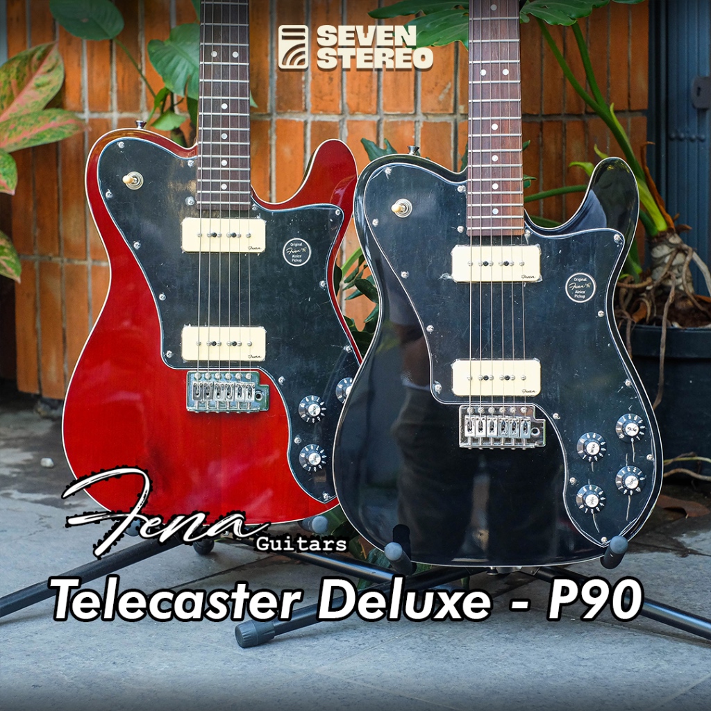 Fena Telecaster Deluxe P90 Rosewood FB Electric Guitar