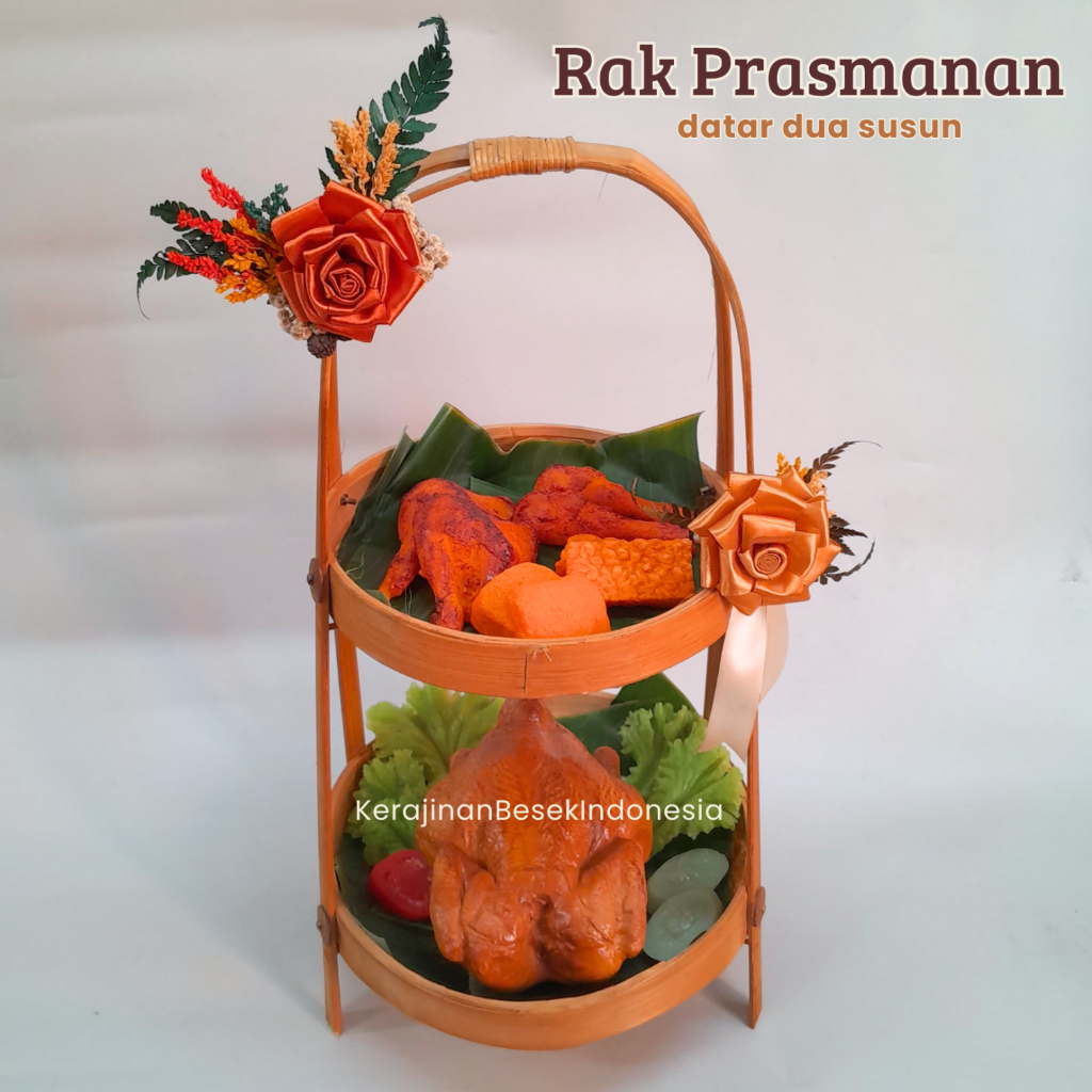 RAK BUMBU 2 SUSUN DATAR// Rak bambu murah// Rak susun bumbu// Rak dapur// Rak murah// Kerajinan bamb