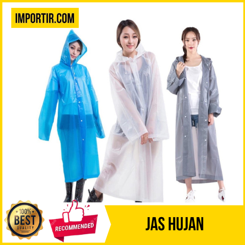 Jas hujan dewasa / jas hujan tahan air / baju hujan wanita pria dewasa