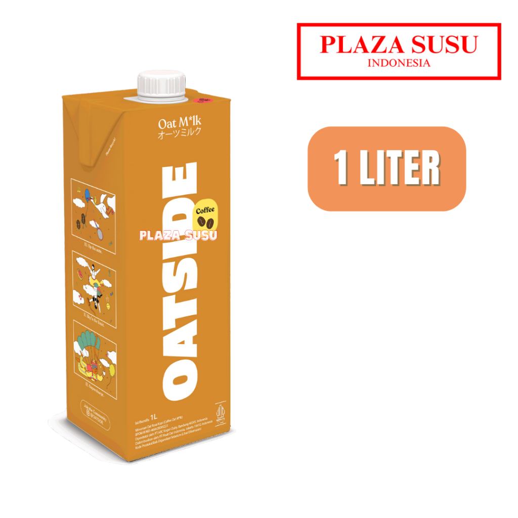 

OATSIDE 1 LITER SUSU GANDUM OAT SIDE OAT MILK COFFEE KOPI 1L
