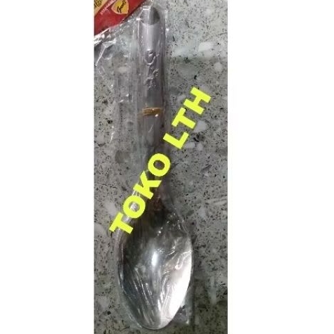 PER 12 PCS SENDOK MAKAN STAINLESS STEEL TEBAL MOTIF BINTANG