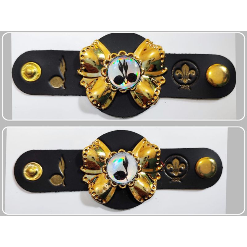 

Ring kacu hasduk pramuka model butter fly gold