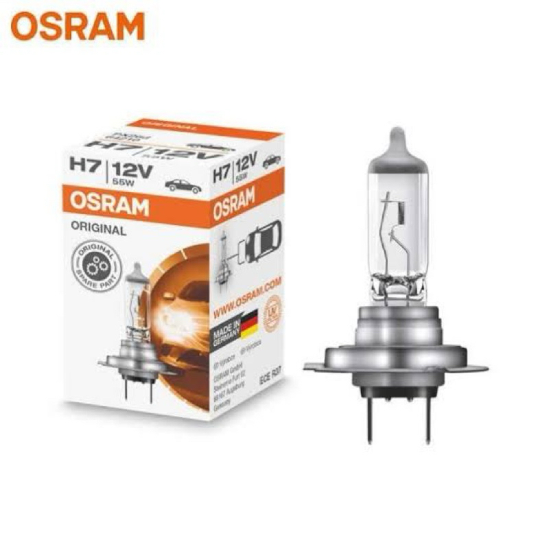 Bola Lampu Osram H7 12V/55W | Bohlam Mobil Original Osram