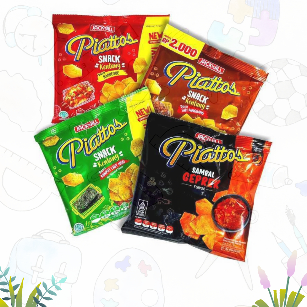 

Piattos Snack Kentang l Snack Kripik Kentang 10x15gr (renceng)