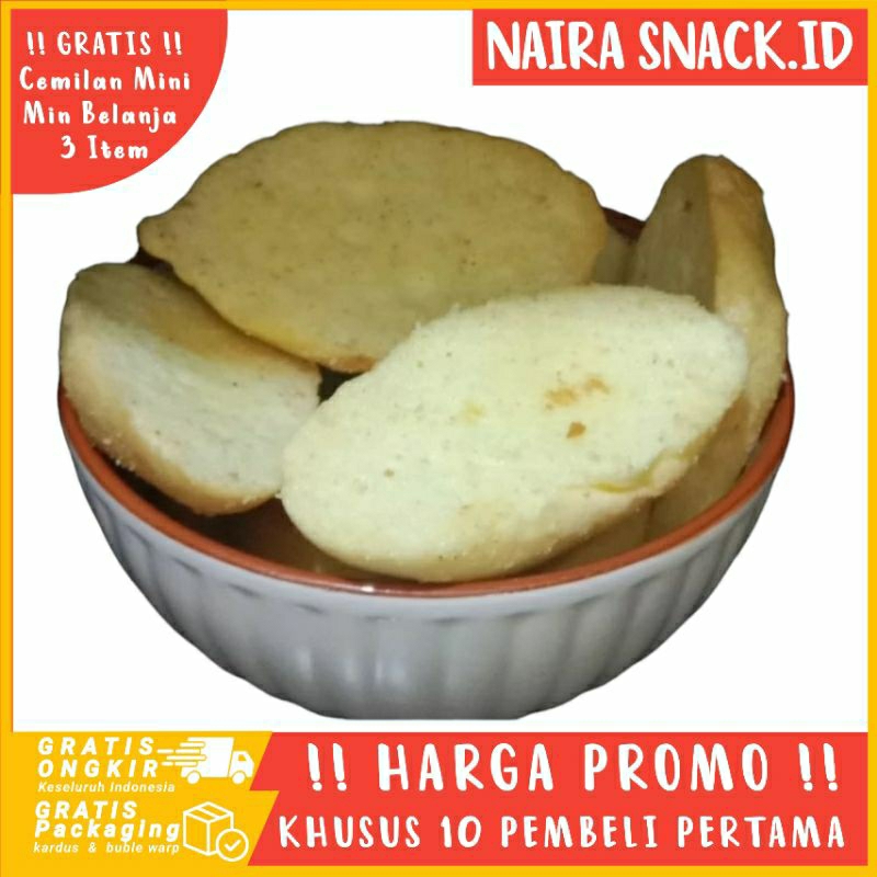 

Promo Cemilan Bagelan Butter Spesia / Roti Keringl 250g