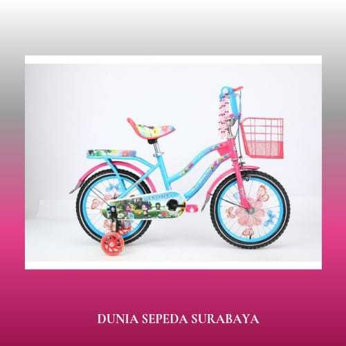 SEPEDA MINI ANAK PEREMPUAN 12 / 16 / 18 SAKONI FITRI MURAH BAGUS