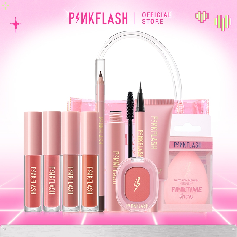 PINKFLASH Makeup Beauty Set Christmas make up kecantikan kosmetik alis  mascara eyebrow Makeup Set 6
