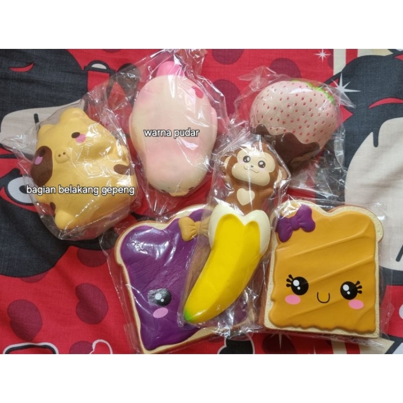 DEFFECT SALE SQUISHY | PUNIMARU, CREAMYCANDY, DLL (CEK DESKRIPSI‼️)