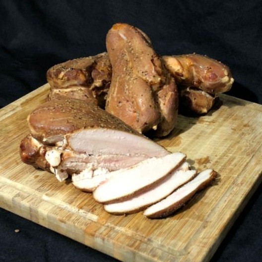 

Smoked Chicken Breast with Black Pepper