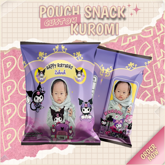 

Snack Pouch Jumbo Custom Kuromi