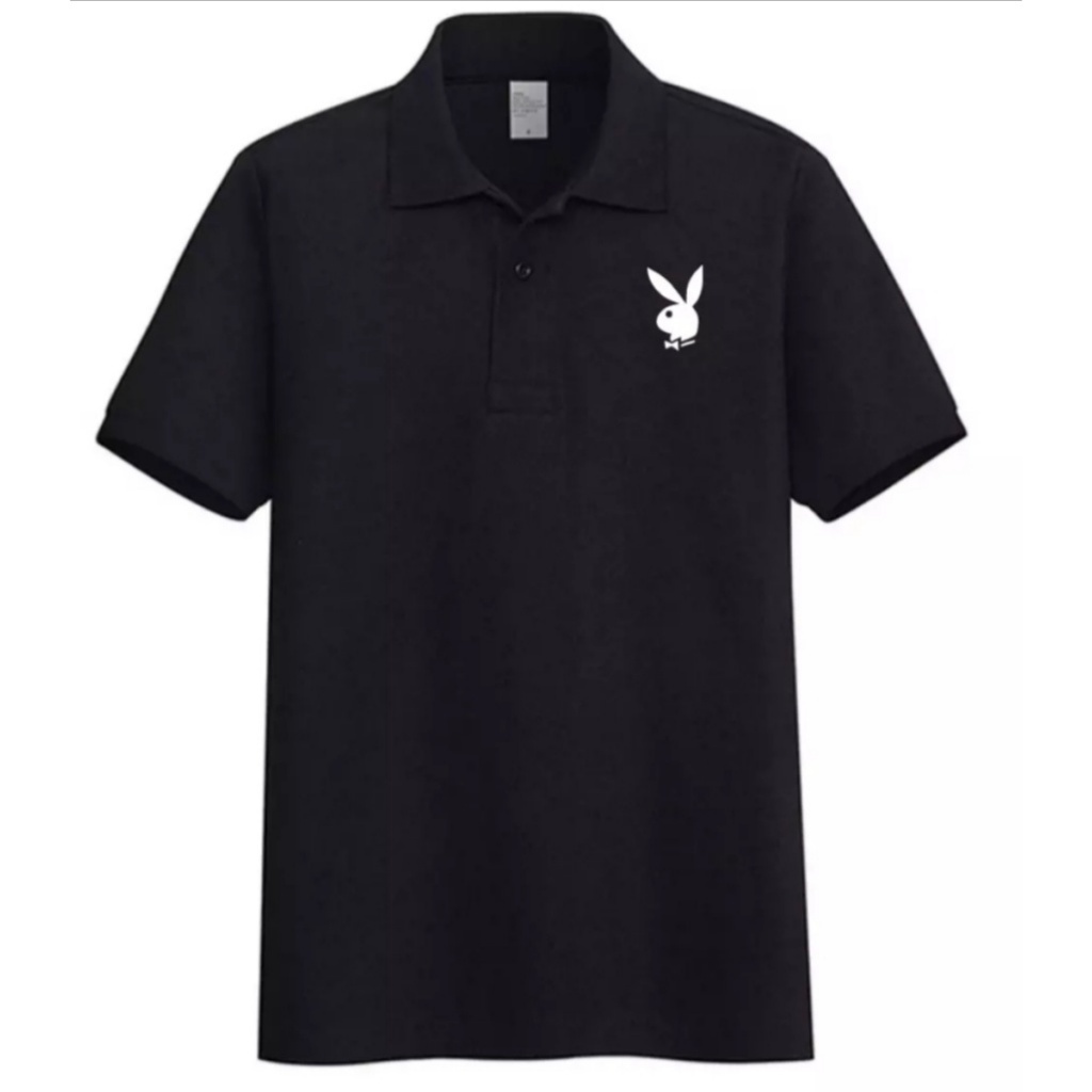 Kaos Polo Pria Logo Playboy / Kaos Polo Dewasa / Polo Shirt Pria / Kaos Pria / Kaos Polo