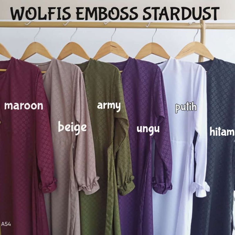 gamis wolfis embos motif