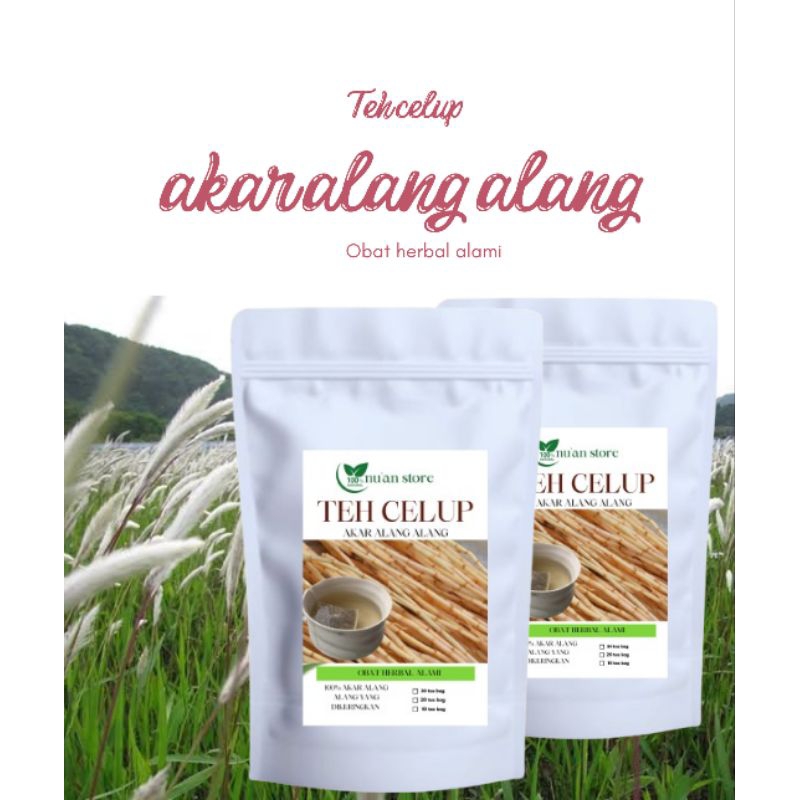 

TEH CELUP HERBAL AKAR ALANG ALANG ISI 20 TEA BAG